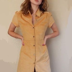 Banana Republic Micro-Cord Dress